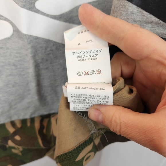 AAPE by BAPE graphic tshirt size L in EUC - Picture 6 of 9